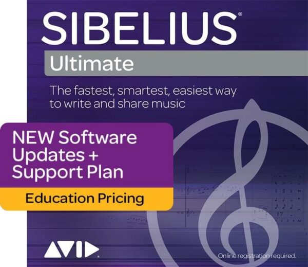 9935 72425 00 AVID 9935-72425-00 Sibelius Ultimate Perpetual License NEW Education Pricing
