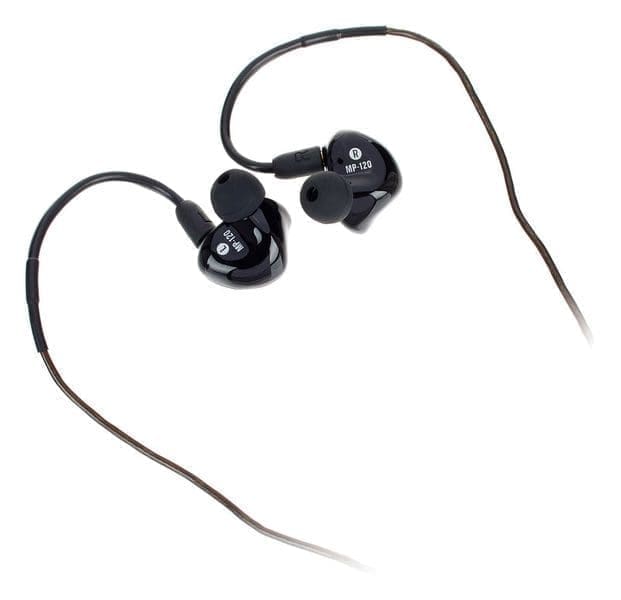 Audífonos in-ear negros para monitoreo MP-120 de Mackie – Hipercentro  Electrónico
