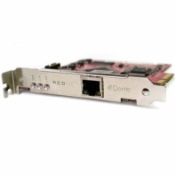 REDNET PCIeR CARD FOCUSRITE REDNET PCIeR CARD Interfaz de audio Dante 128×128 para Mac y Windows.