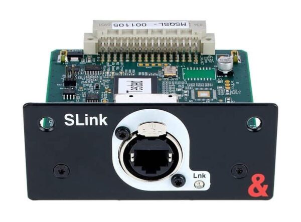 SQ Slink 3 ALLEN & HEATH SQ Slink (3) SQ Slink SLink Card: Tarjeta de expansión para la serie GLD que permite la conexión con otros mezcladores GLD o con sistemas de grabación multipista.