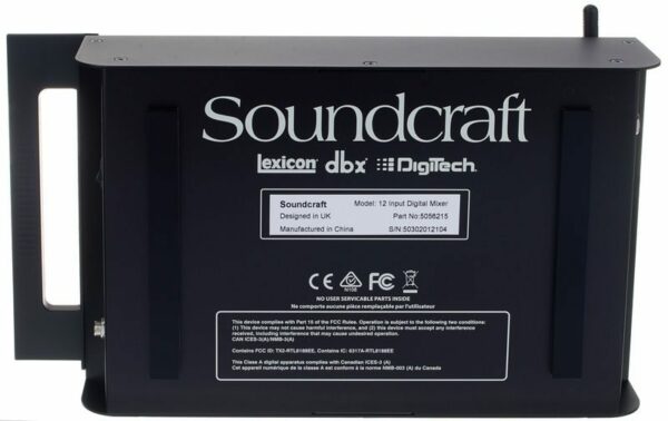 SOUNDCRAFT Ui 12 3 SOUNDCRAFT SOUNDCRAFT Ui-12 (3) Mezcla de mezclas digital de 12 canales