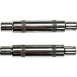 Clavija Adaptadora de 1/4" hembra construído en metal. JACK / JACK