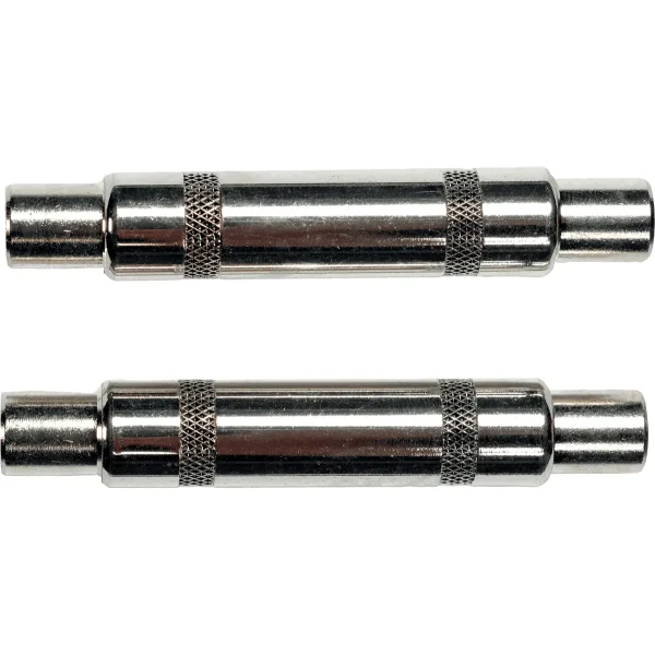 Clavija Adaptadora de  1/4" hembra construído en metal. JACK / JACK - Imagen 1