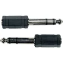Clavija Adaptadora de JACK macho estándar de 6.5 mm a hembra de 3.5 mm
