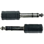 Clavija Adaptadora de JACK macho estándar de 6.5 mm a hembra de 3.5 mm