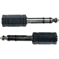 Clavija Adaptadora de JACK macho estándar de 6.5 mm a hembra de 3.5 mm