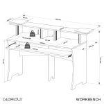 Banco de Trabajo Glorious Driftwood de Reloop - Imagen 8