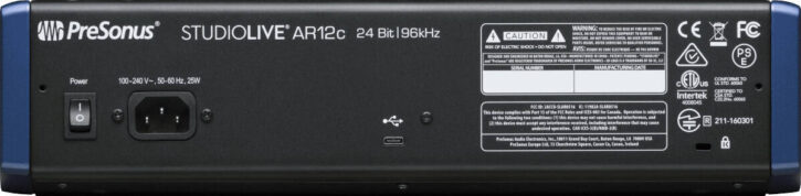 Presonus Studiolive Ar12C Mesa Analógica - Imagen 7
