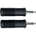 Clavija Adaptadora de JACK macho MONO de 3.5 mm a JACK hembra MONO de 6.5 mm