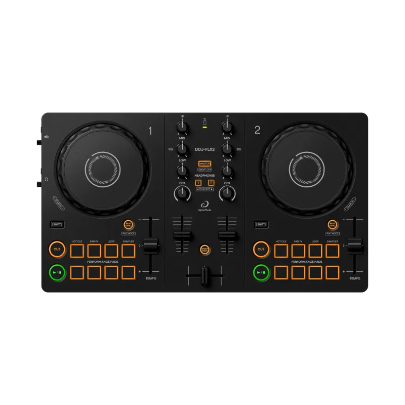 DDJ-FLX2_CGI_Top_3300x1928 AlphaTheta DDJ-FLX2 Controladora DJ — vista superior