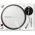 Plato-Dj-PLX500-PioneerDj-Blanco-Traccion-Directa-vista-cenital