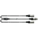 Cordial Cable Y Xlr Hembra/2 Xlr Macho 30 Cm