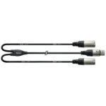 Cordial Cable Y Xlr Hembra/2 Xlr Macho 30 Cm
