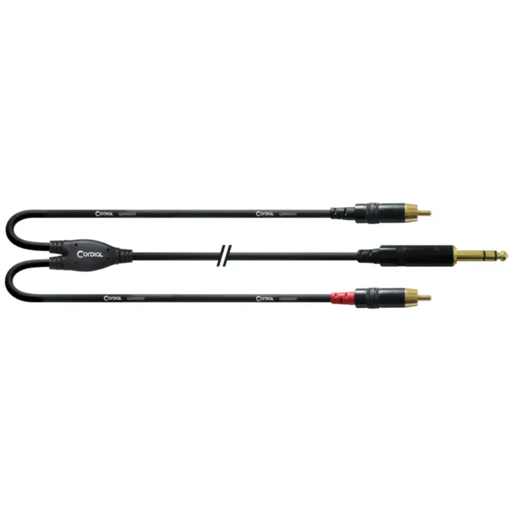 Cordial Cable Y Minijack Estéreo/2 Rca 3 M - Imagen 2