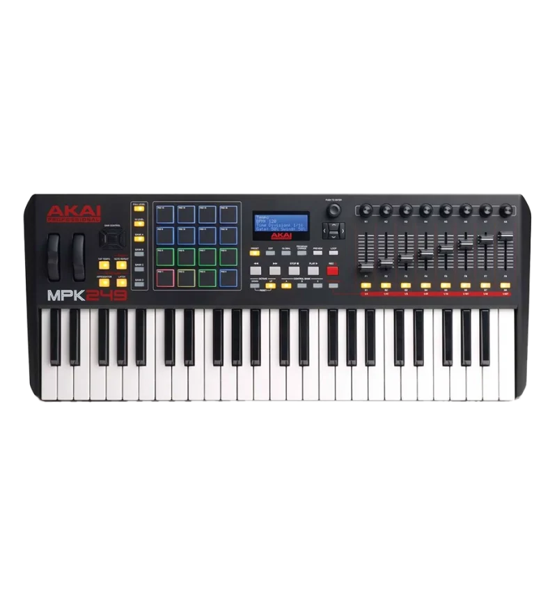 akai-mpk-249-teclado-midi-49-teclas-top AKAI MPK249 Imagen 1