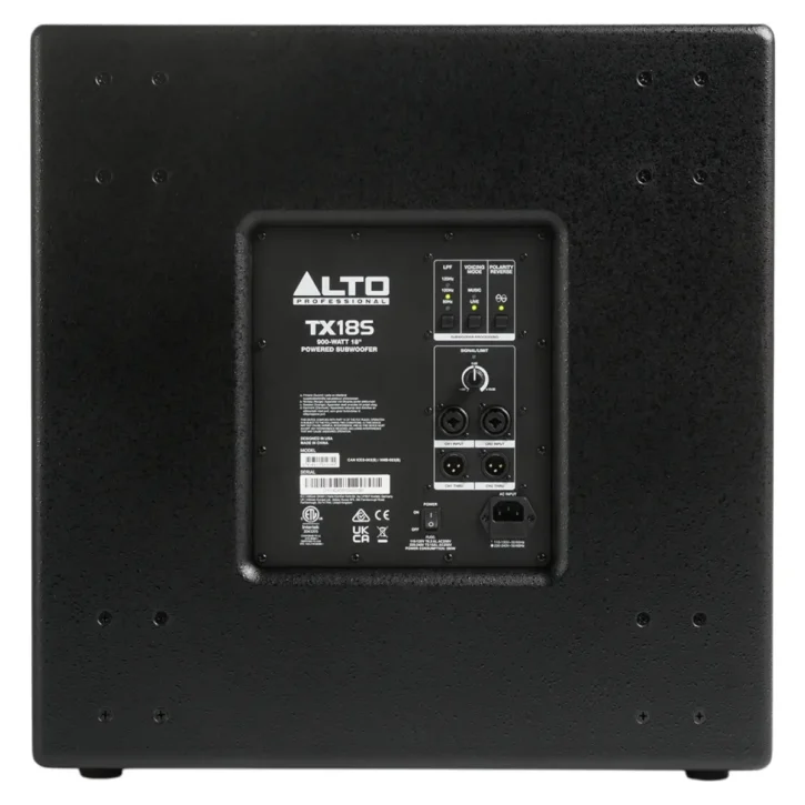 Alto Professional TX18S – Subwoofer autoamplificado DSP de 18 pulgadas y 900W - Imagen 4