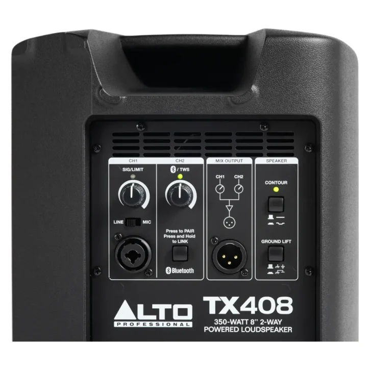 Alto Professional TX408 – Altavoz autoamplificado de 8 pulgadas y 350W con Bluetooth - Imagen 4