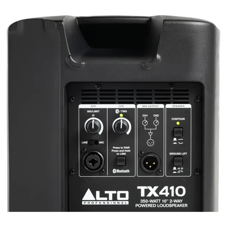 Alto Professional TX410 – Altavoz autoamplificado de 10 pulgadas y 350W con Bluetooth - Imagen 4