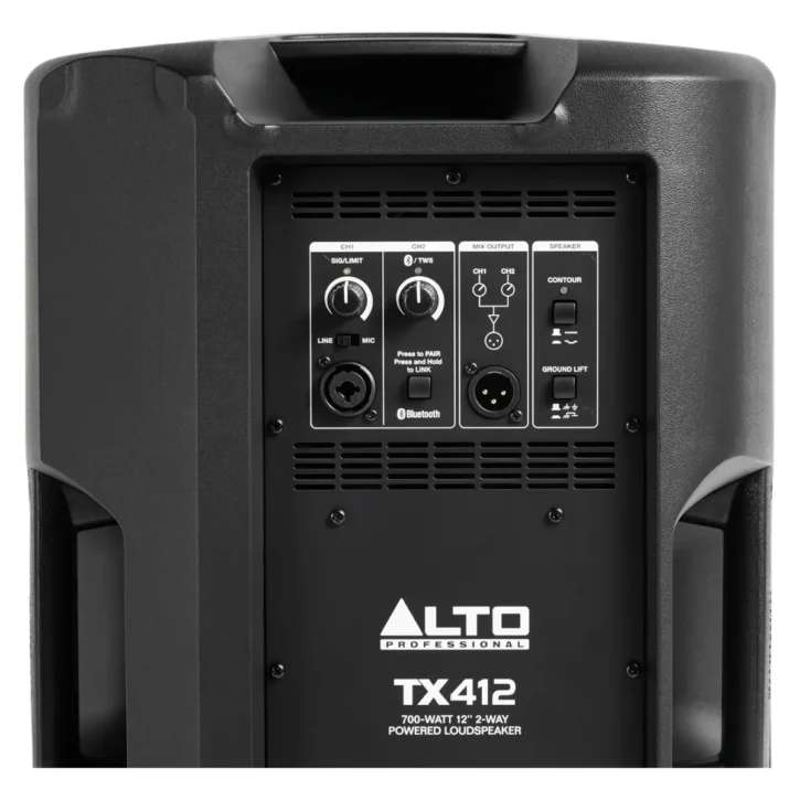 Alto Professional TX412 – Altavoz autoamplificado de 12 pulgadas y 700W con Bluetooth - Imagen 4