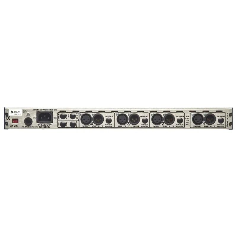 api 3124v: previo 312 de micrófono de 4 canales