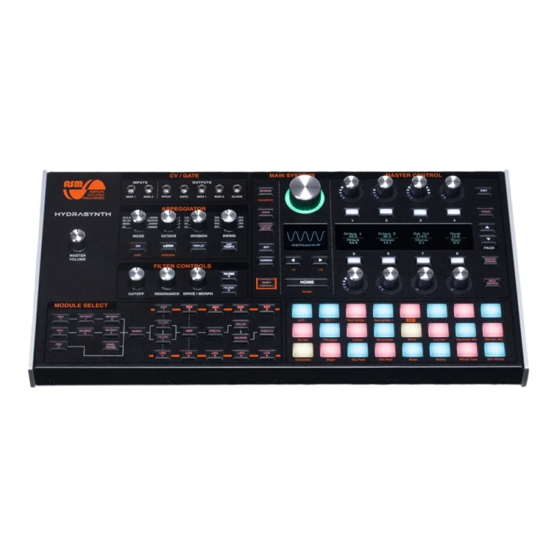 asm-hydrasynth-desktop-vista-arriba-teclas-y-funciones ASM Hydrasynth Desktop — vista superior