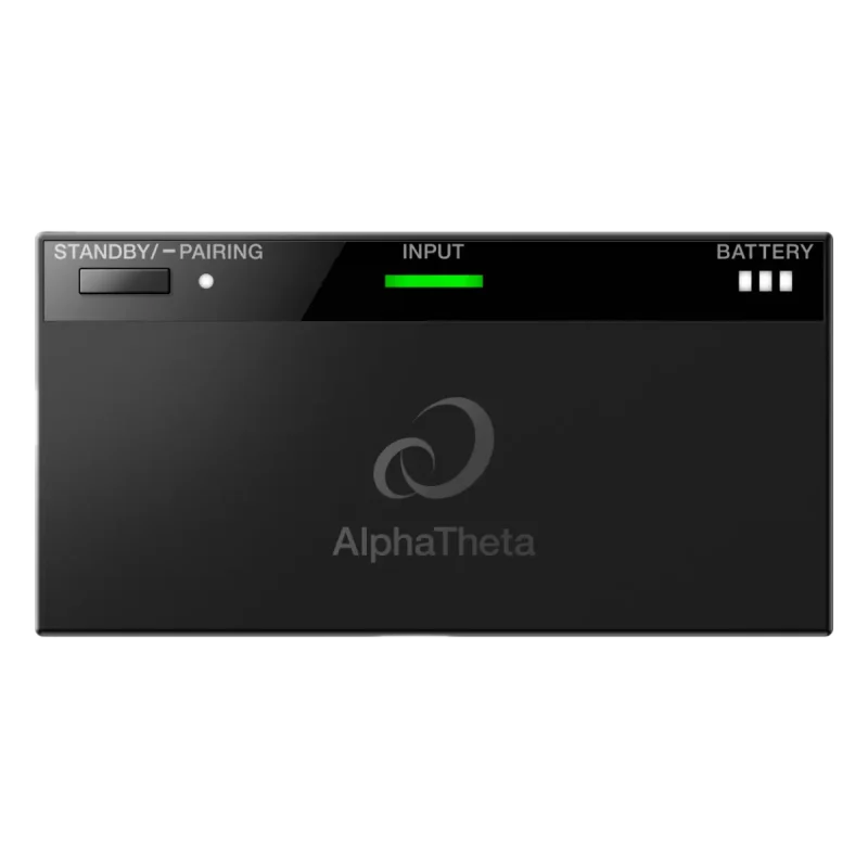 auricular-pioneer-alphatheta-hdj-f10_cgi_transmitter_top_2500x1366-escuchas-dj-profesional Alphatheta HP TX01 Transmisor Sonic Link Imagen 1
