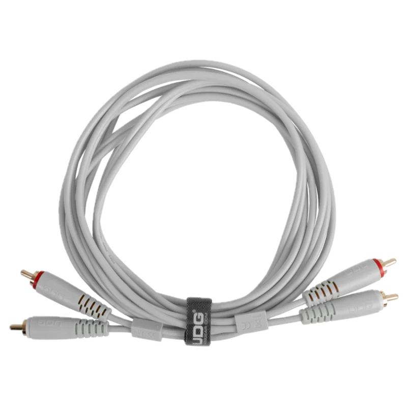 blanco-udg-cable-rca-a-rca-recto-u97001_-3_metros_3 UDG RCA recto RCA recto 3 metros Blanco Imagen 1