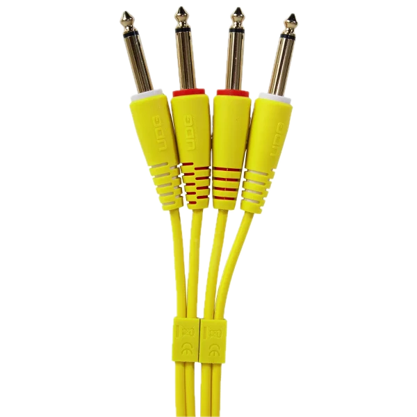 UDG Ultimate Jack 1/4 a Jack 1/4 1.5 metros Amarillo - Imagen 1
