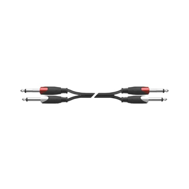 Cable Audio Pvc JACK MONO x2 - JACK MONO x2 Ss - 2 M - Imagen 1