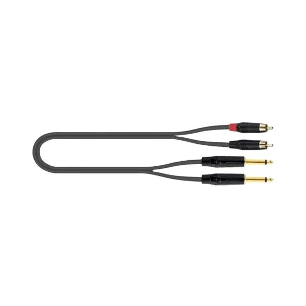 Cable Audio Pvc JACK x2 - RCA x2 - 3 M - Imagen 2