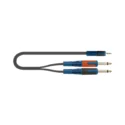 Cable Audio Pvc Mini JACK STEREO - JACK MONO x2 - 5 M