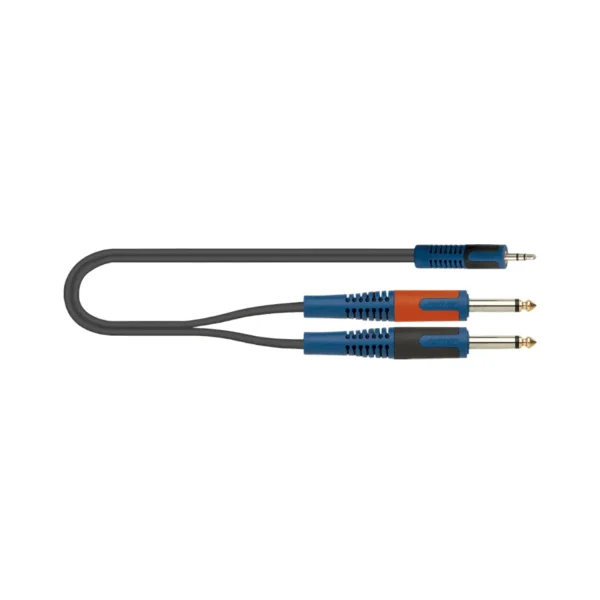 Cable Audio Pvc Mini JACK STEREO - JACK MONO x2 - 5 M - Imagen 1