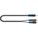 Cable Audio Pvc Mini JACK STEREO - RCA x2 - 1 M