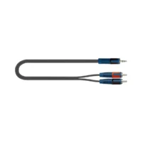 Cable Audio Pvc Mini JACK STEREO - RCA x2 - 5 M - Imagen 2