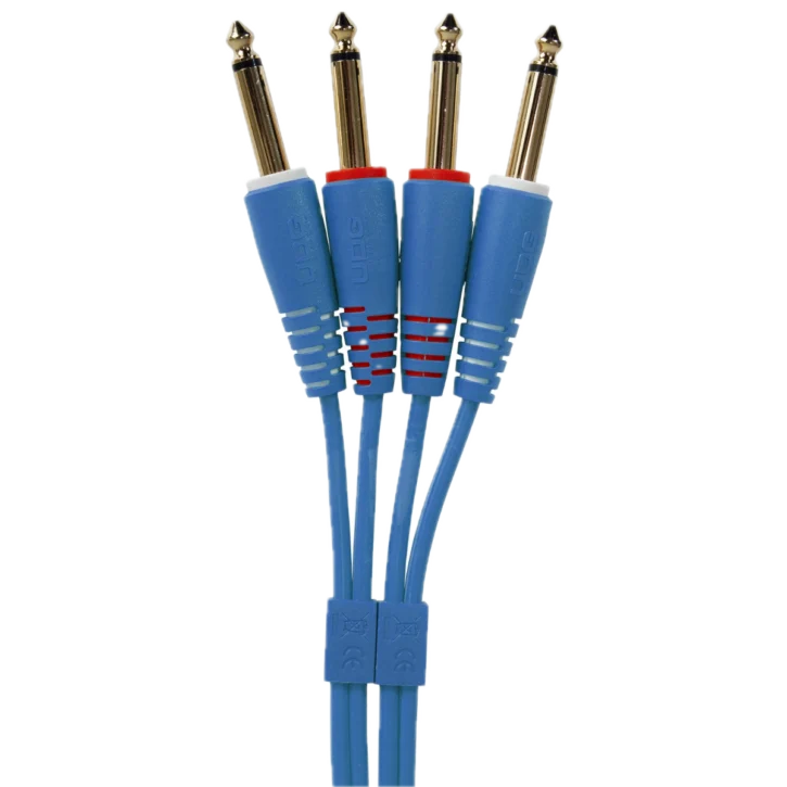 UDG Ultimate Jack 1/4 a Jack 1/4 1.5 metros Azul - Imagen 1