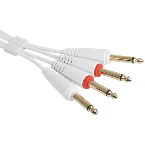 UDG Ultimate Jack 1/4 a Jack 1/4 1.5 metros Blanco - Imagen 2