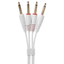 UDG Ultimate Jack 1/4 a Jack 1/4 1.5 metros Blanco