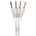 UDG Ultimate Jack 1/4 a Jack 1/4 1.5 metros Blanco