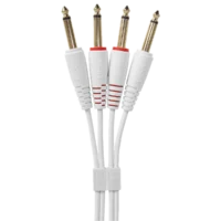 UDG Ultimate Jack 1/4 a Jack 1/4 1.5 metros Blanco