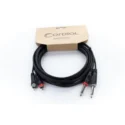Cordial Cable 2 Jack Mono a 2 RCA 6 metros pvc — imagen 4
