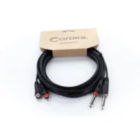 Cordial Cable De Audio Doble Jack Mono - Rca 3 M - Imagen 4