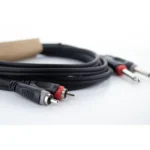 Cordial Cable De Audio Doble Jack Mono - Rca 3 M - Imagen 2