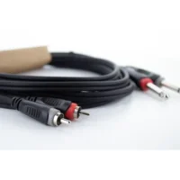 Cordial Cable De Audio Doble Jack Mono - Rca 3 M - Imagen 2