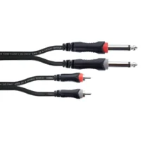 Cordial Cable De Audio Doble Jack Mono - Rca 6 M