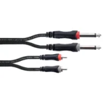 Cordial Cable De Audio Doble Jack Mono - Rca 3 M