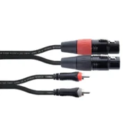 Cordial Cable De Audio Doble Xlr/Rca Hembra 3 M