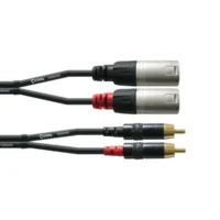 Cordial Cable De Audio Doble Xlr Macho/Rca 6 M - Imagen 2