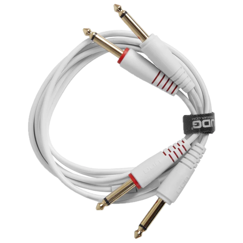cable-naranja-udg-jack-a-jack-pareja_3_metros_11 UDG Ultimate Jack 1/4 a Jack 1/4 3 metros Blanco Imagen 1