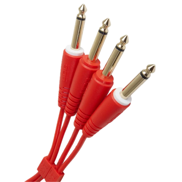 UDG Ultimate Jack 1/4 a Jack 1/4 3 metros Rojo - Imagen 4