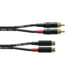 Cordial Cable De Audio Rca Macho/Hembra 3M
